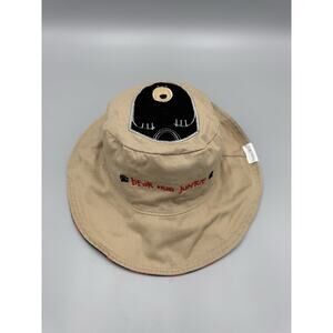 Flapjack Kids Bucket Hat Large 4-6 Years Reversible Bucket Bear and Moose